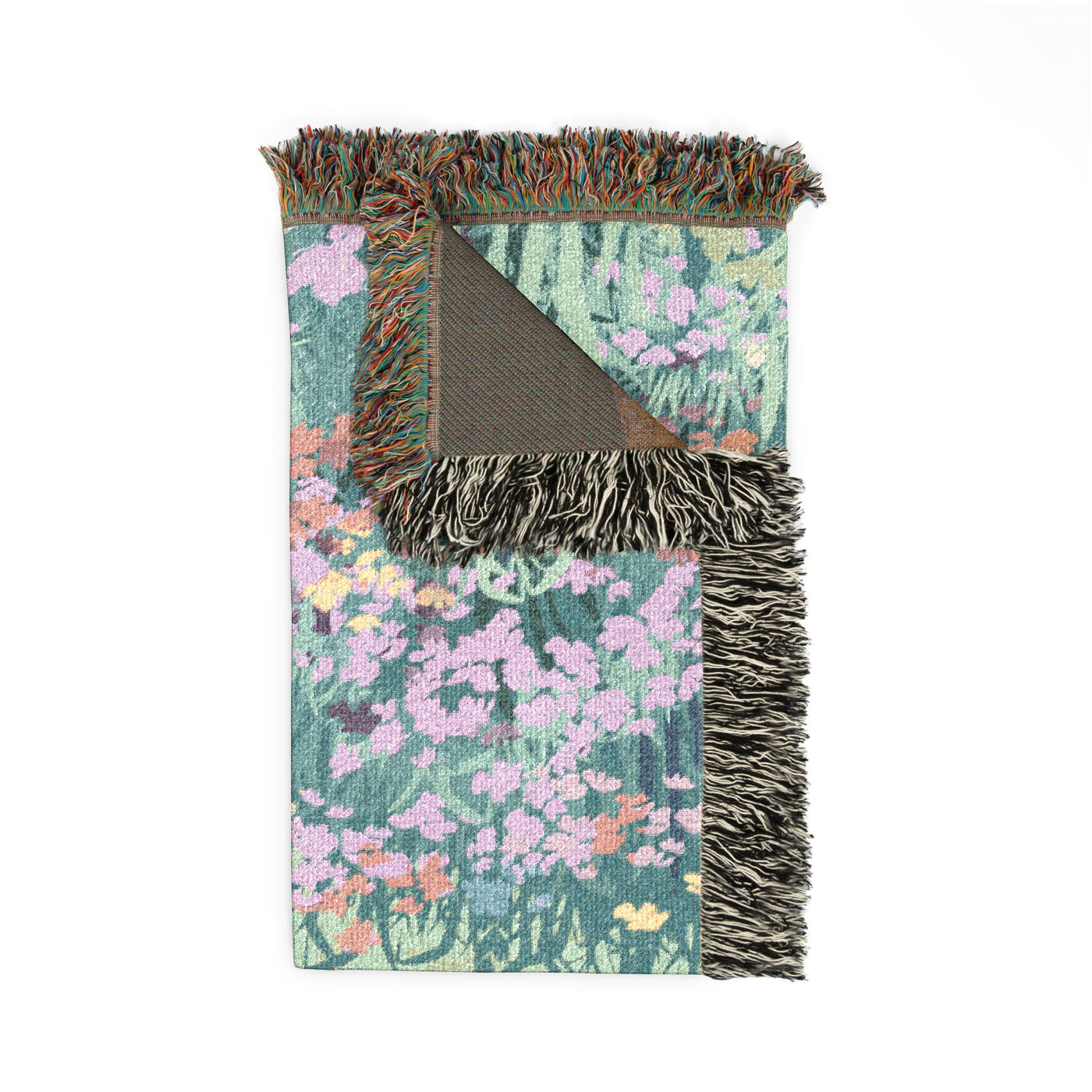 Mushroom Meadow Woven Throw Blanket