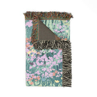 Mushroom Meadow Woven Throw Blanket