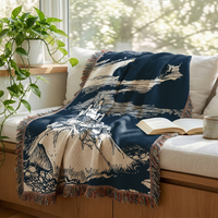 Gothic Castle Woven Throw Blanket