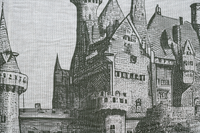 Mystery Castle Woven Throw Blanket