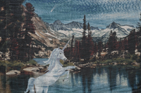 Unicorn Lake Woven Throw Blanket