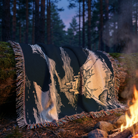 Gothic Castle Woven Throw Blanket