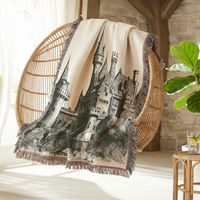 Mystery Castle Woven Throw Blanket