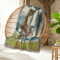 Pegasus Woven Throw Blanket
