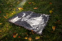 Gothic Castle Woven Throw Blanket
