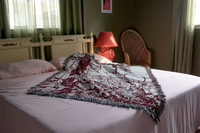 Curious Stag Woven Throw Blanket