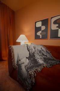 Mystery Castle Woven Throw Blanket
